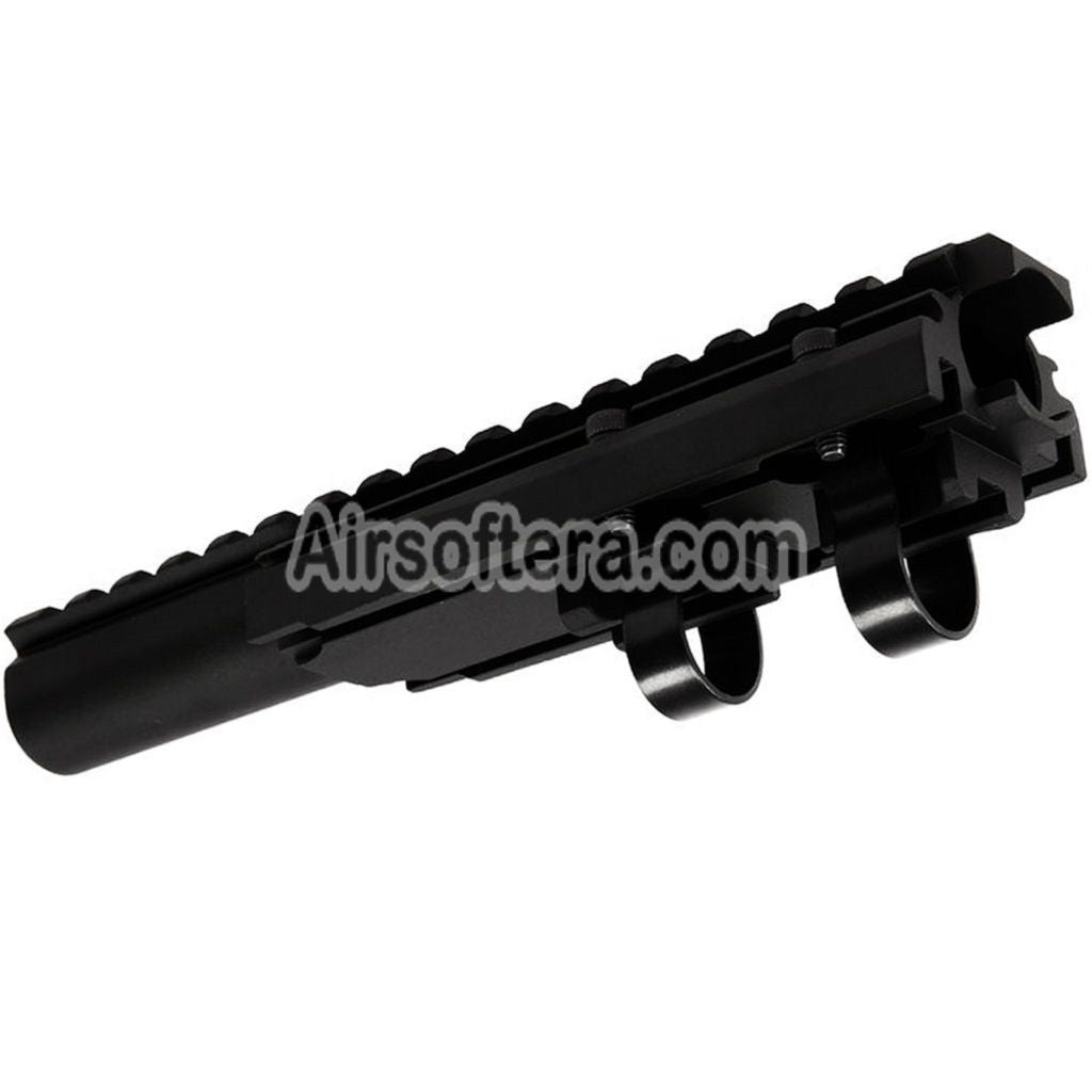 Airsoft Hephaestus 20mm Picatinny Railed Gas Tube Type III For AK AEG GBB Series Rifles