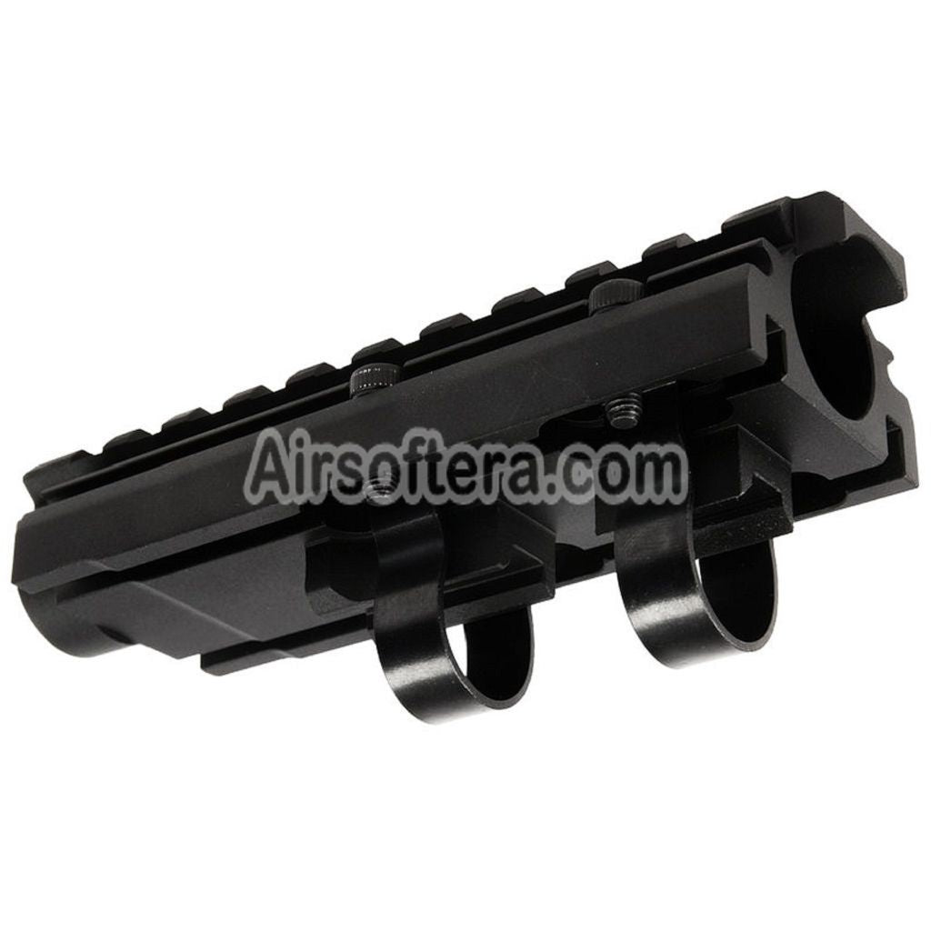 Airsoft Hephaestus 20mm Picatinny Railed Gas Tube Type III For AKS-74U AKMSU AEG GBB Series Rifles