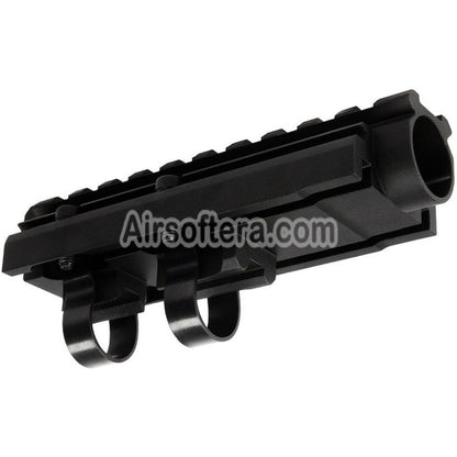 Airsoft Hephaestus 20mm Picatinny Railed Gas Tube Type III For AKS-74U AKMSU AEG GBB Series Rifles