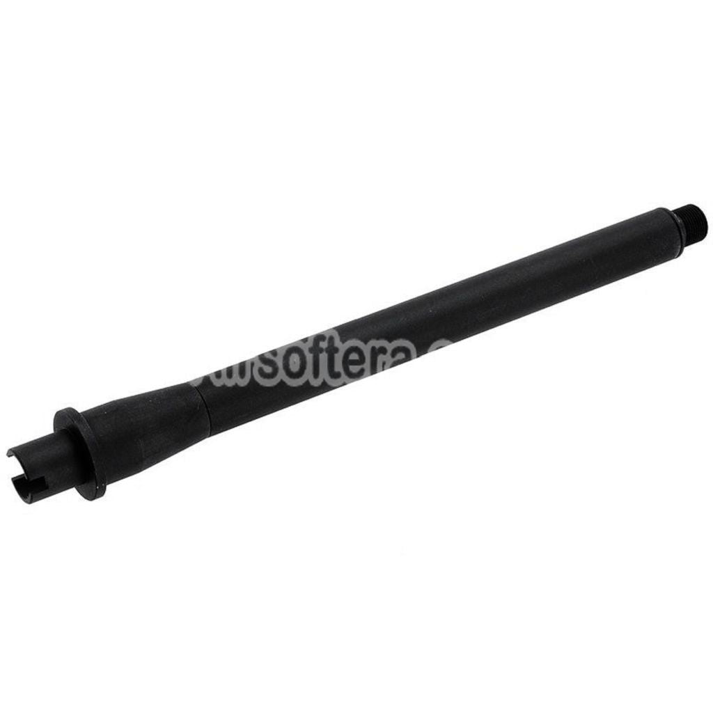 Revanchist Airsoft Aluminum 10.3" Inches Outer Barrel with 0.5" Barrel Extension -14mm CCW For Tokyo Marui M4 Series MWS GBB Rifles Black