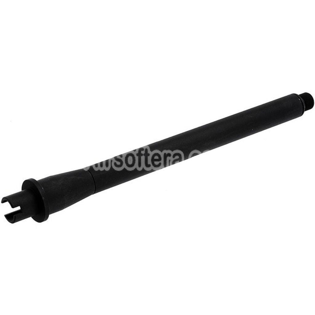 Revanchist Airsoft Aluminum 10.5" Inches Outer Barrel with 0.5" Barrel Extension -14mm CCW For Tokyo Marui M4 Series MWS GBB Rifles Black