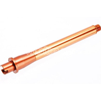 Revanchist Airsoft Aluminum 8.5" Inches Outer Barrel with 0.5" Barrel Extension -14mm CCW For Tokyo Marui M4 Series MWS GBB Rifles Bronze