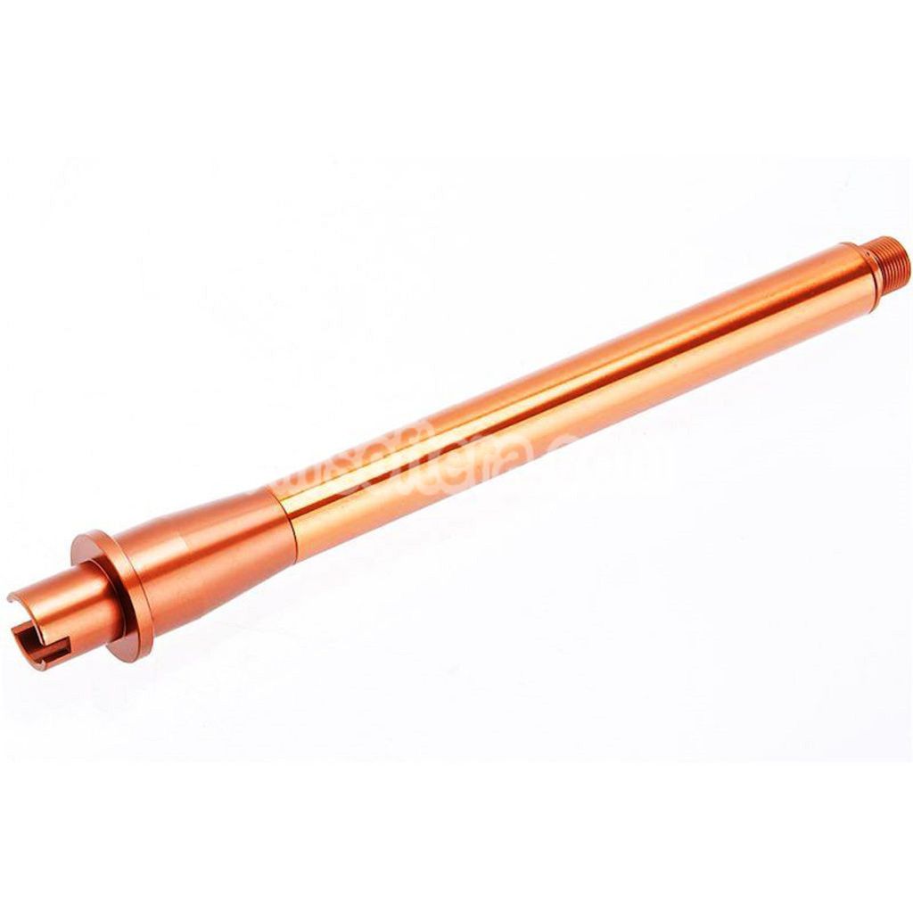 Revanchist Airsoft Aluminum 9.5" Inches Outer Barrel with 0.5" Barrel Extension -14mm CCW For Tokyo Marui M4 Series MWS GBB Rifles Bronze