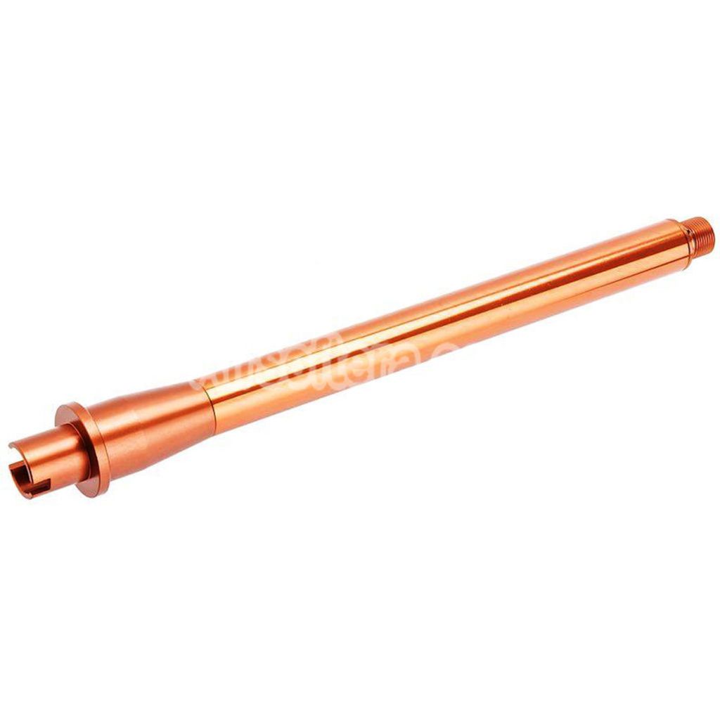 Revanchist Airsoft Aluminum 10.3" Inches Outer Barrel with 0.5" Barrel Extension -14mm CCW For Tokyo Marui M4 Series MWS GBB Rifles Bronze