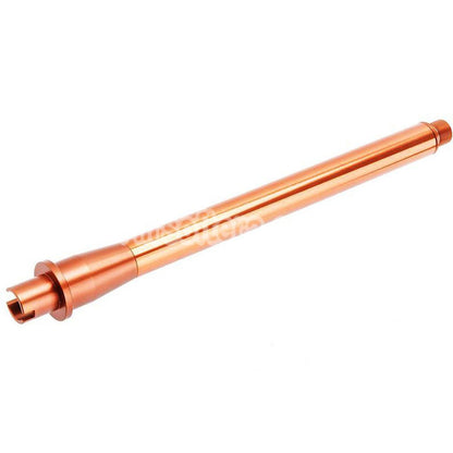 Revanchist Airsoft Aluminum 10.5" Inches Outer Barrel with 0.5" Barrel Extension -14mm CCW For Tokyo Marui M4 Series MWS GBB Rifles Bronze