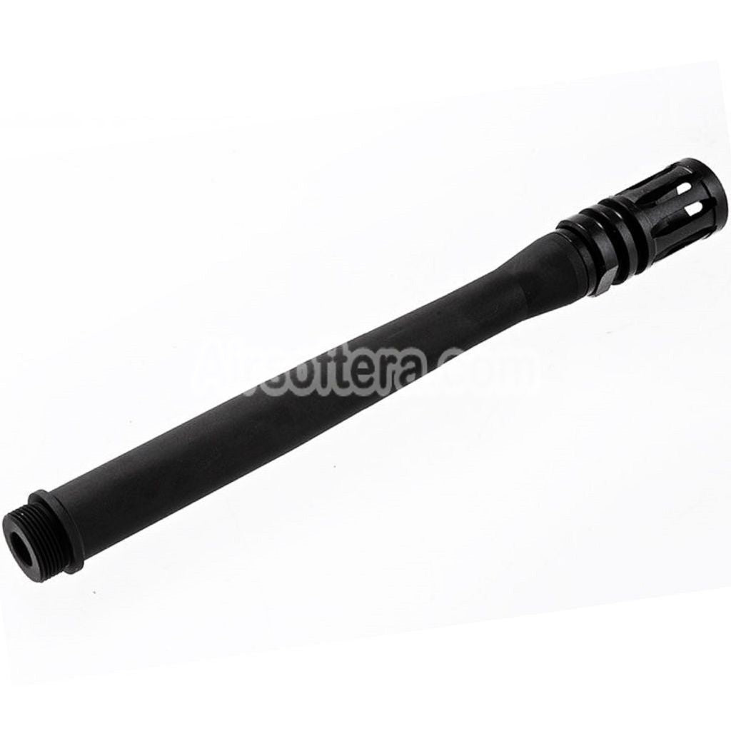 Airsoft VFC Extended Outer Barrel -14mm CCW with Flash Hider For VFC M249 Series GBB Machine Gun