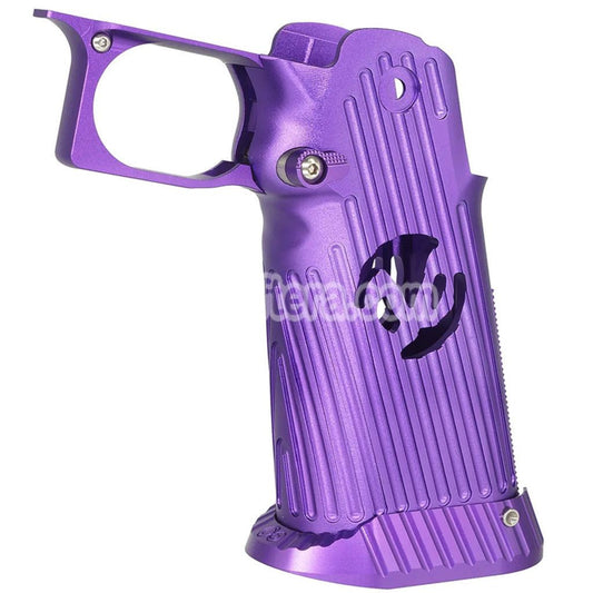 Airsoft 5KU CNC Aluminum Grip Infinity Style Type-4 For Tokyo Marui Hi-Capa 5.1 4.3 Series GBB Pistols Purple