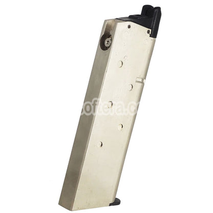 Airsoft 24rd Gas Magazine For Double BELL E&C ARMY Tokyo Marui M1911 Series GBB Pistols Silver