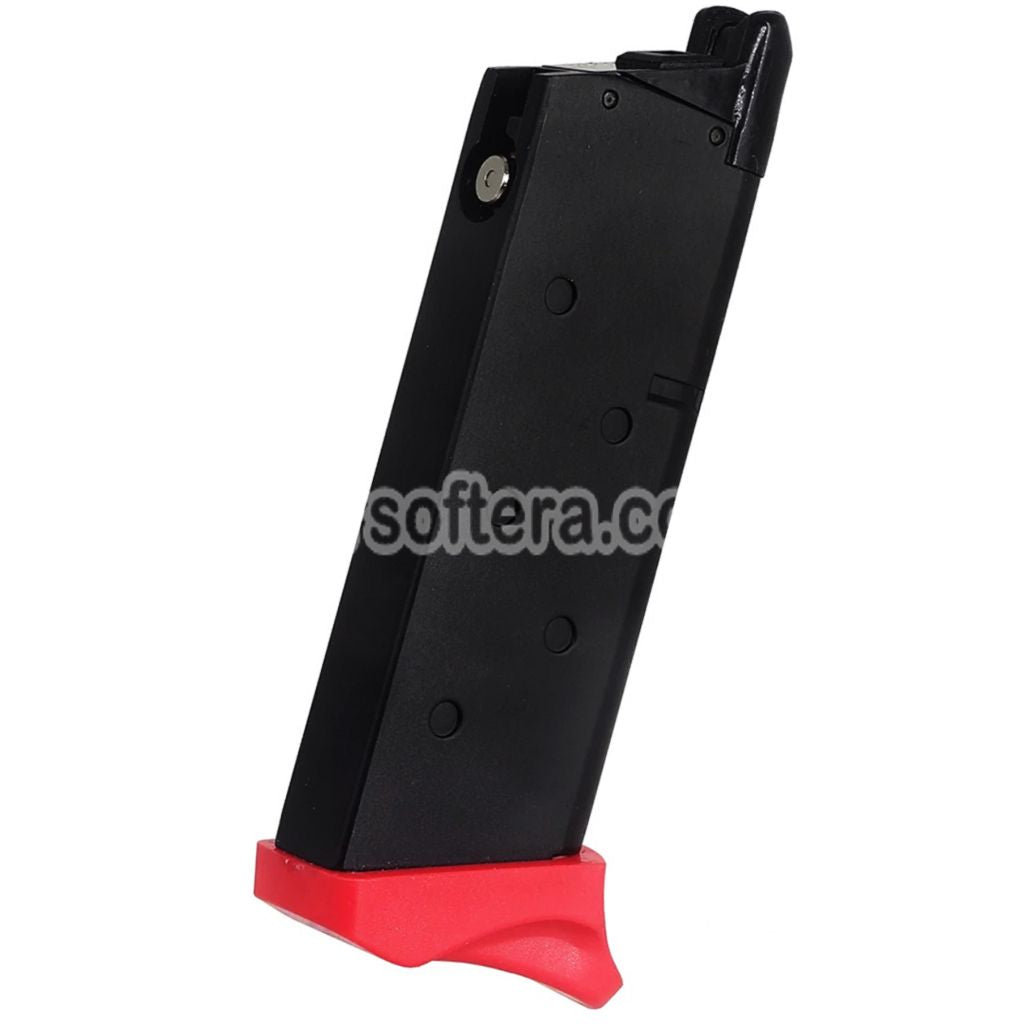 Airsoft 18rd Gas Magazine For ARMY R45 Tokyo Marui Detonics .45 Double Bell 796 Vorpal Bunny AM .45 GBB Pistols Black/Pink