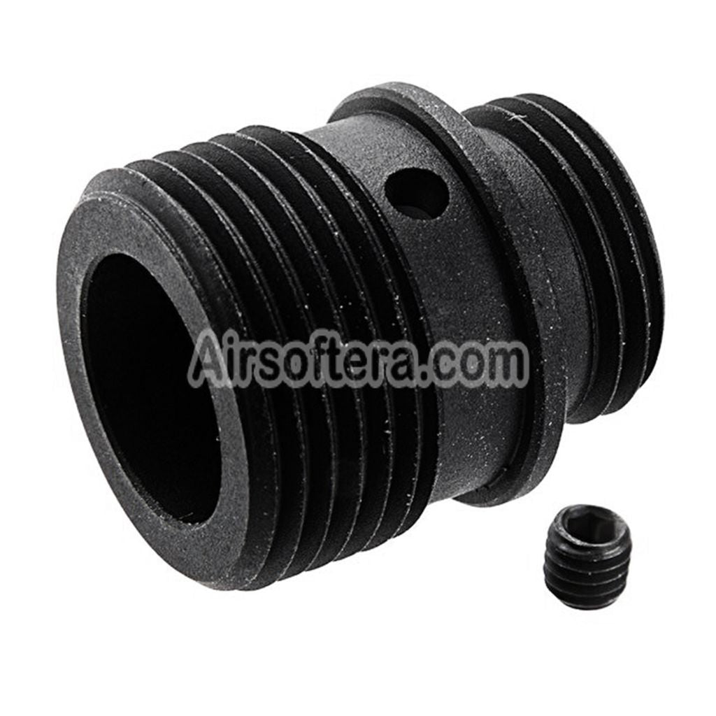 Airsoft Revanchist Aluminum Compensator -14mm CCW Counter-Clockwise Thread For Tokyo Marui Hi-Capa Series GBB Pistols Black