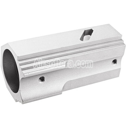 Airsoft Revanchist Aluminum Compensator -14mm CCW Counter-Clockwise Thread For Tokyo Marui Hi-Capa Series GBB Pistols Silver