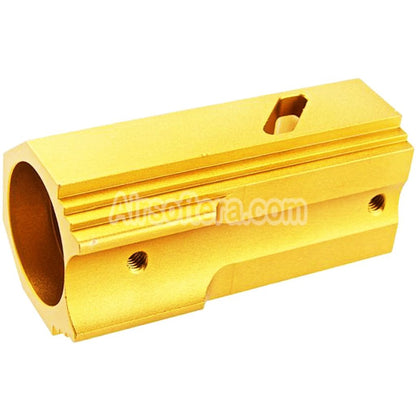 Airsoft Revanchist Aluminum Compensator -14mm CCW Counter-Clockwise Thread For Tokyo Marui Hi-Capa Series GBB Pistols Gold