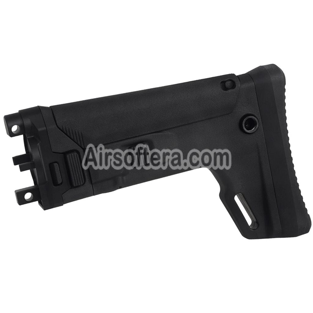 Airsoft 5KU Aluminum SS-8RP Skeleton Folding Rifle Stock For 20mm Picatinny Stock Adaptor OD