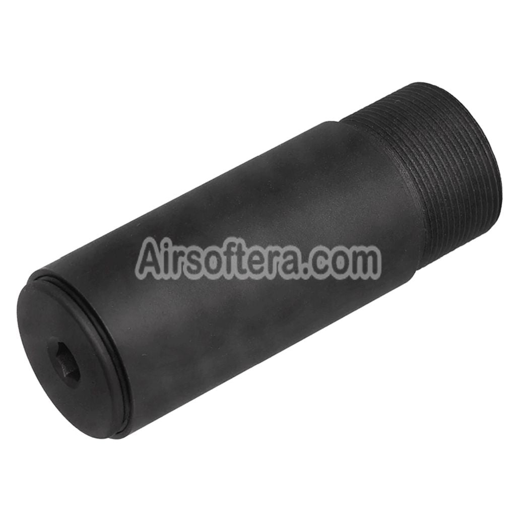 Airsoft 5KU 205mm Aluminum SV SAIGA Silencer Suppressor -14mm CCW Counter-Clockwise Thread Black