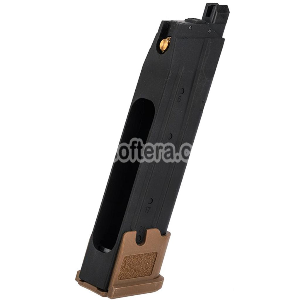 Airsoft SIG AIR VFC 25rd Co2 Magazine For SIG AIR P320 M17 Series GBB Pistols Tan