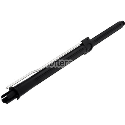 Airsoft APS EMG F1 16" Inches CNC Aluminum Straight Fluted Outer Barrel -14mm CCW Counter-Clockwise Thread For APS EMG F1 Falkor PER ASR Series M4 M16 AEG Rifles Black