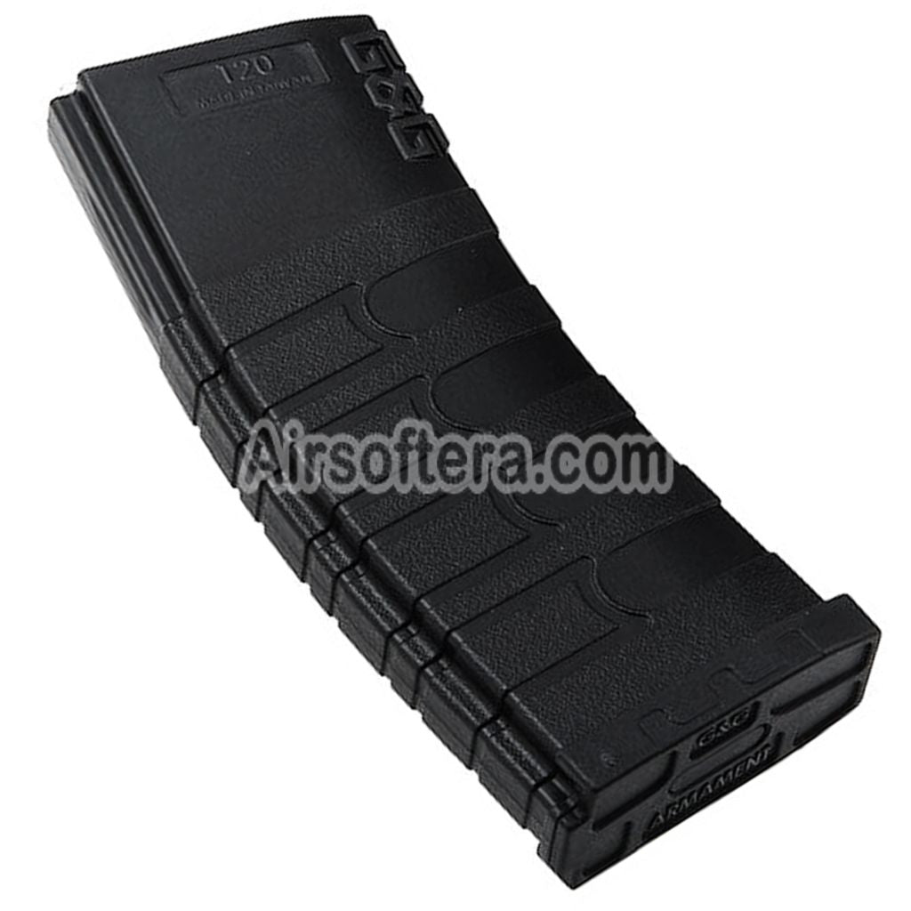 Airsoft G&G 120rd Polymer Mid-Cap Magazine For G&G King Arms CYMA E&C ARES A&K Echo1 JG VFC ICS APS Classic Army G&P Tokyo Marui M4 M16 AEG Rifles Black