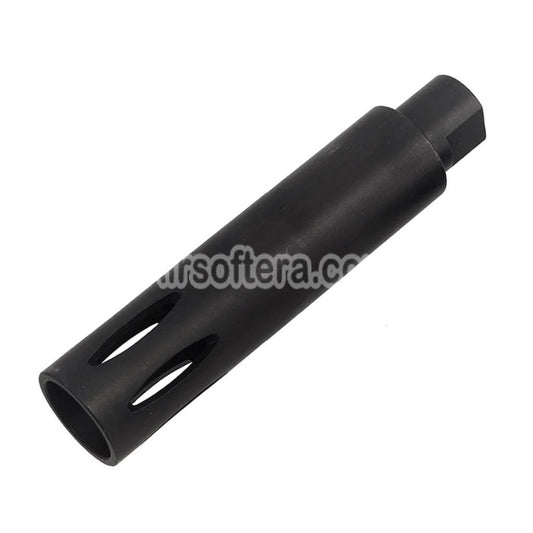 Airsoft CYMA 45mm Steel Bird Cage Flash Hider -14mm CCW Counter-clockwise Thread