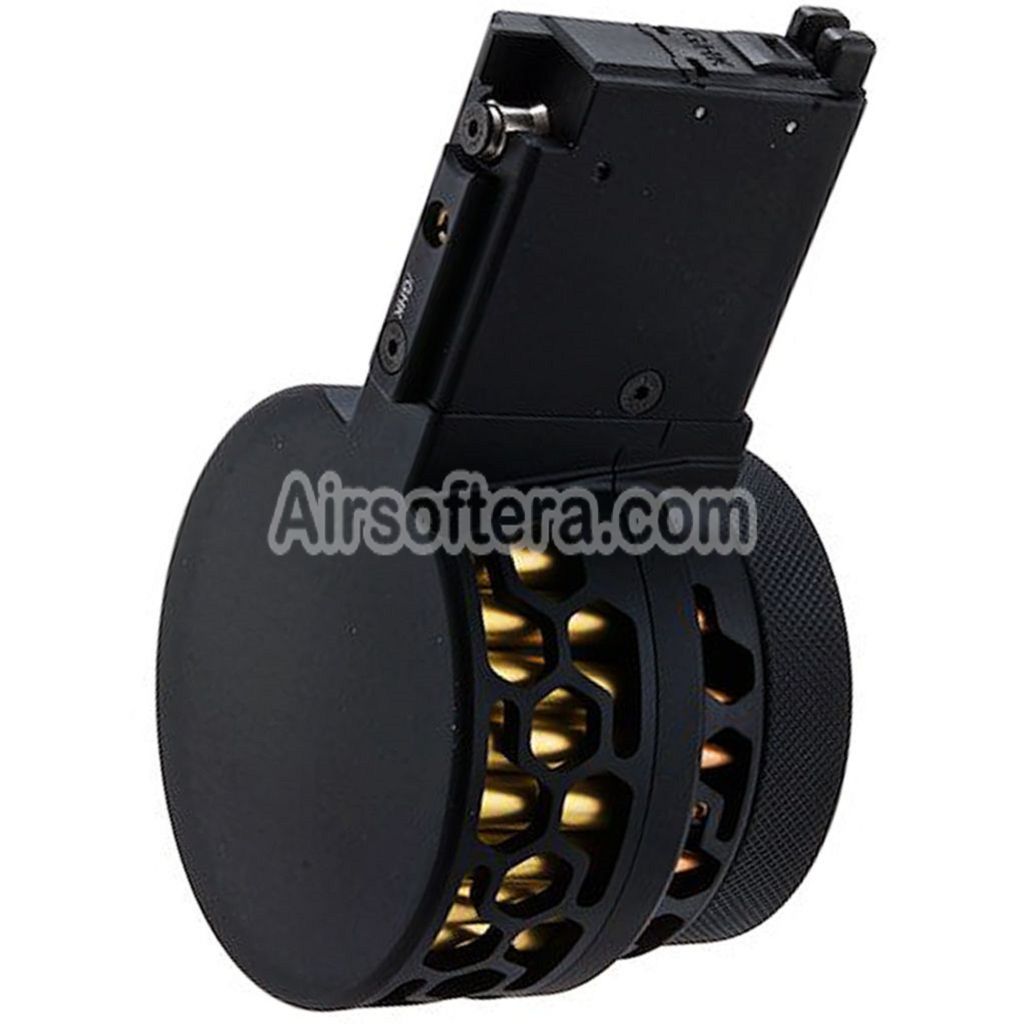 Airsoft DYTAC XMAG 100rd Green Gas Drum Magazine For GHK AR M4 Series GBB Rifles