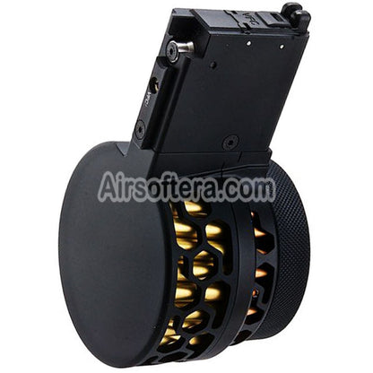 Airsoft DYTAC XMAG 100rd Green Gas Drum Magazine For VFC AR M4 Series GBB Rifles