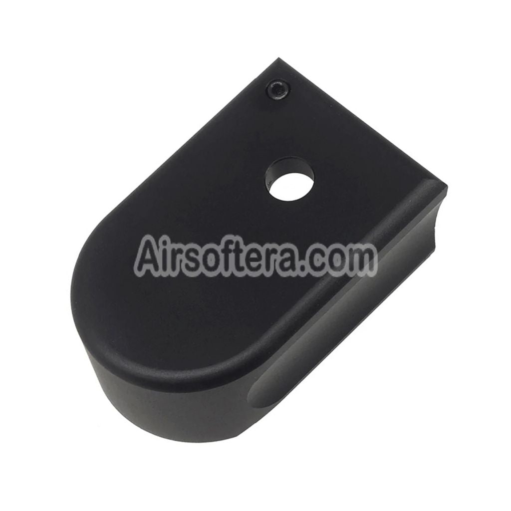 Airsoft 5KU CNC Aluminum Magazine Base Plate Type-1 For KJ Works Shadow2 Series GBB Pistols Magazine Black