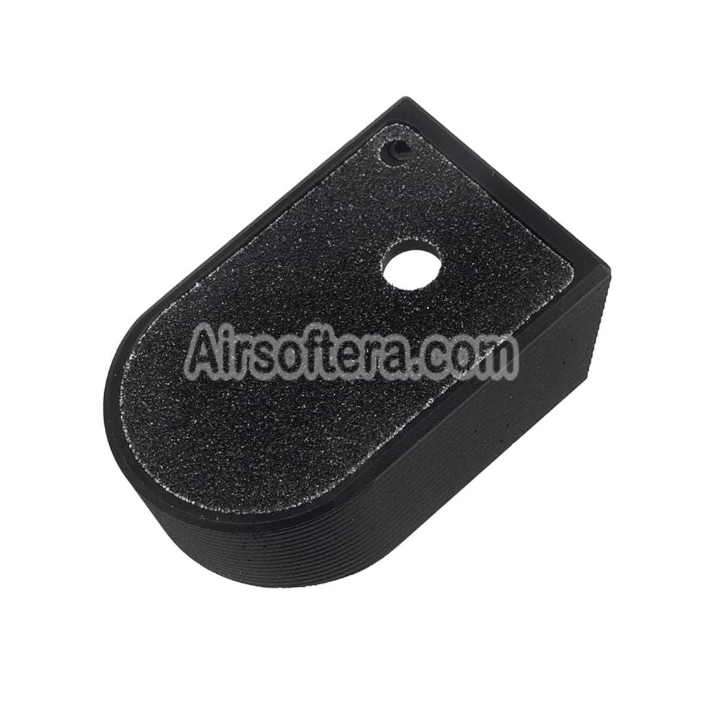 Airsoft 5KU CNC Aluminum Magazine Base Plate Type-2 For KJ Works Shadow2 Series GBB Pistols Magazine Black