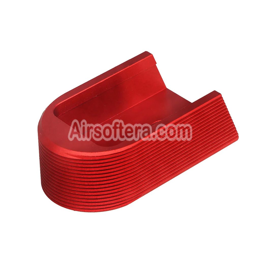 Airsoft 5KU CNC Aluminum Magazine Base Plate Type-2 For KJ Works Shadow2 Series GBB Pistols Magazine Orange