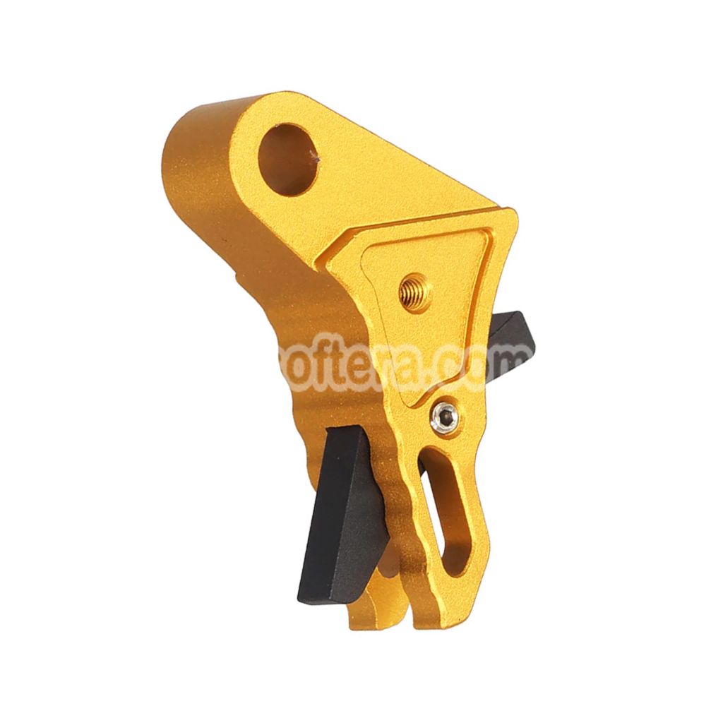 Airsoft 5KU CNC Aluminum Killer Inno Velocity style Trigger For WE(WE-TECH) Tokyo Marui G-Series GBB Pistols Blue/Gold