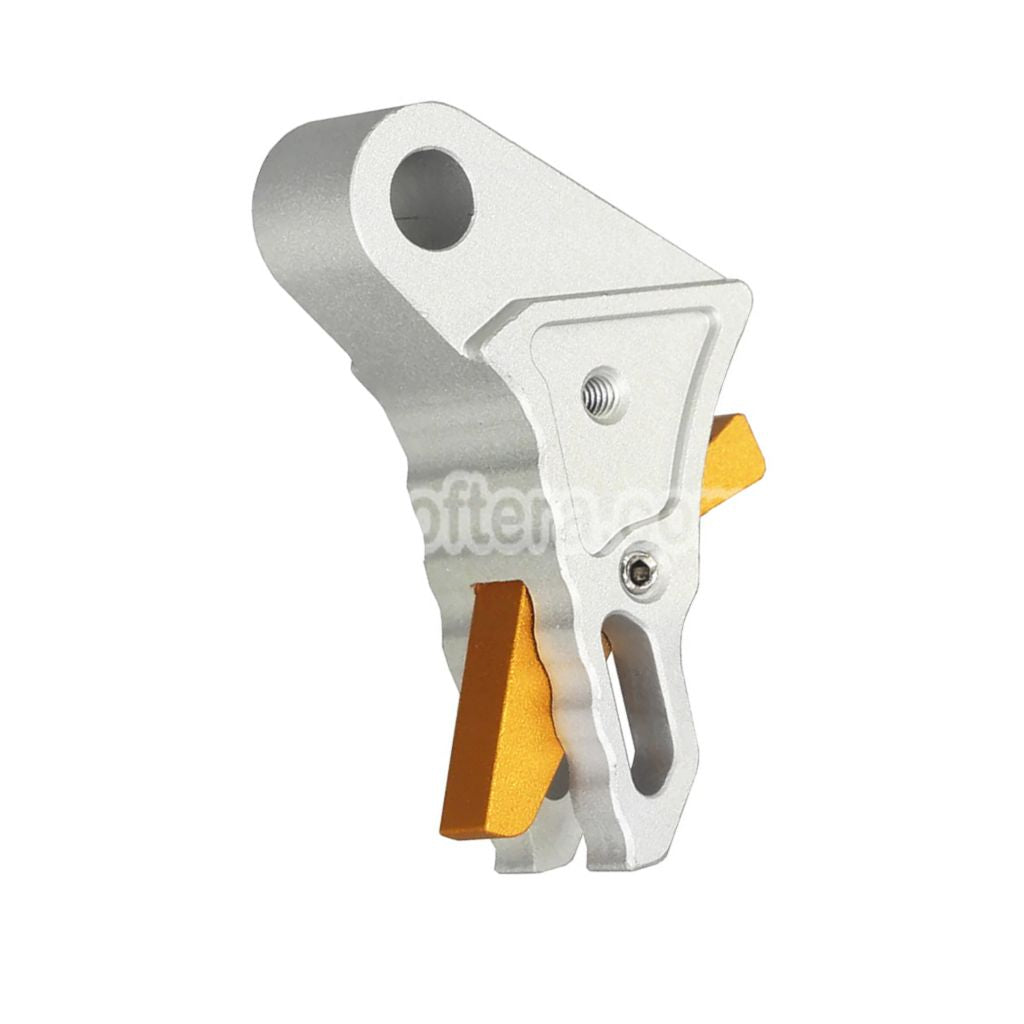 Airsoft 5KU CNC Aluminum Killer Inno Velocity style Trigger For WE(WE-TECH) Tokyo Marui G-Series GBB Pistols Red/Gold