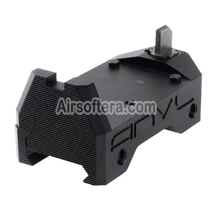 Airsoft RGW Aluminum ANVL RMR Mount with Built-In Front Rear Iron Sight For RMR 20mm Picatinny Rail