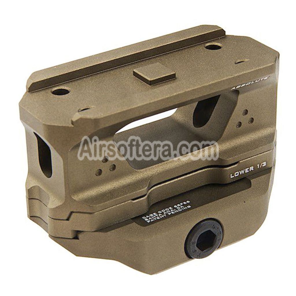 Airsoft Strike Industries 3-Piece Low Profile Riser Mount For T1 Red Dot Scopes Red