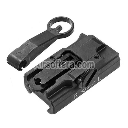 Airsoft Guns Modify GM CNC Aluminum 416 A5 Style Quick Detach Flip-Up Sight For Tokyo Marui M4 Series MWS GBB Rifles Dark Earth