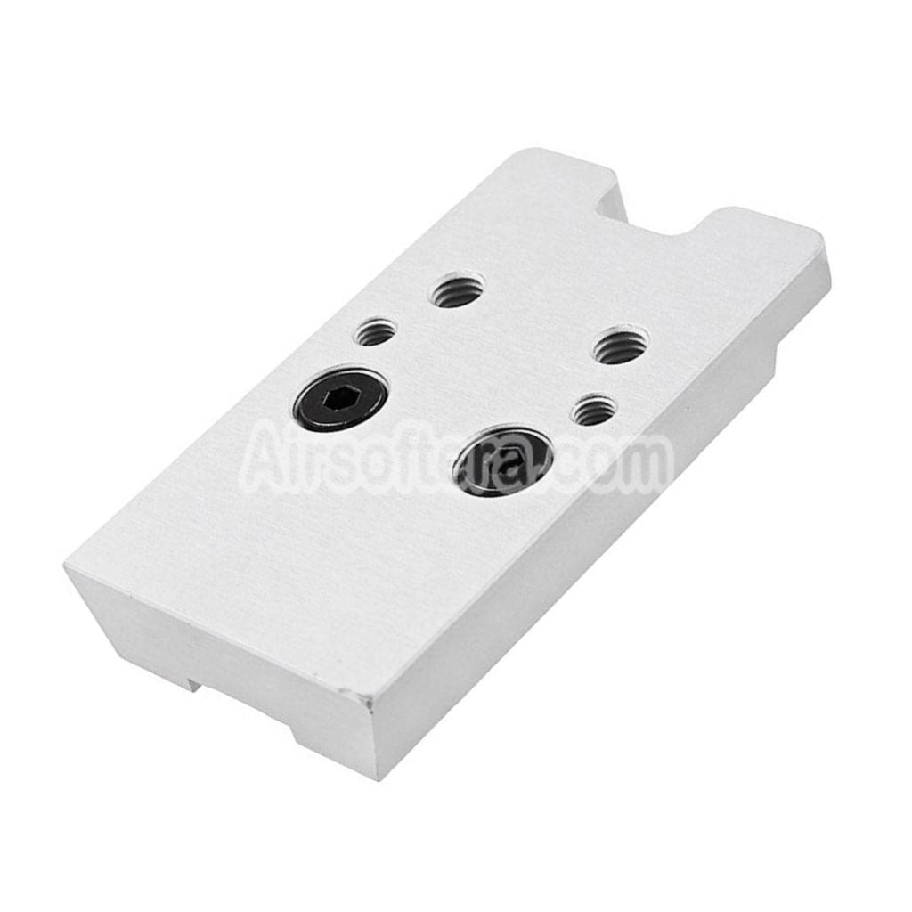 Airsoft Revanchist CNC Aluminum Red Dot Plate High Mount For Novritsch SSP5 Series GBB Pistols Black