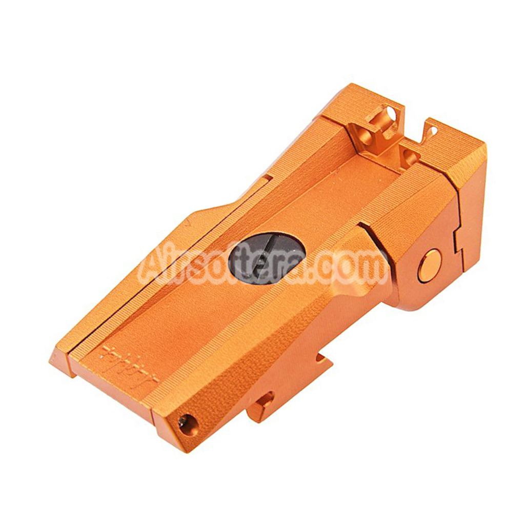 Airsoft Dr. Black CNC Aluminum Fiber Optic Rear Sight For Tokyo Marui Hi-Capa 5.1 Series GBB Pistols MAGENTA