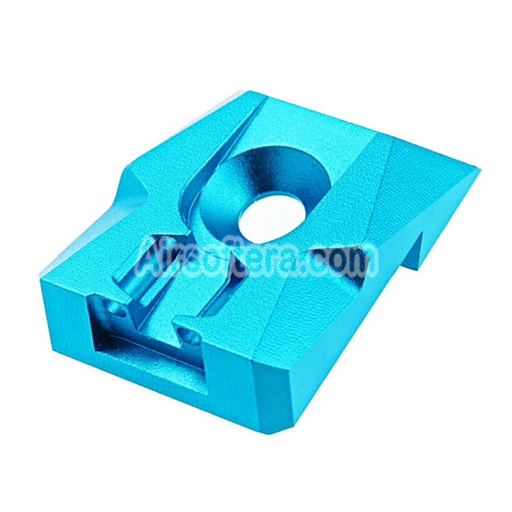 Airsoft Dr. Black CNC Aluminum Fiber Optic Rear Sight For Tokyo Marui Hi-Capa 5.1 Series GBB Pistols Silver