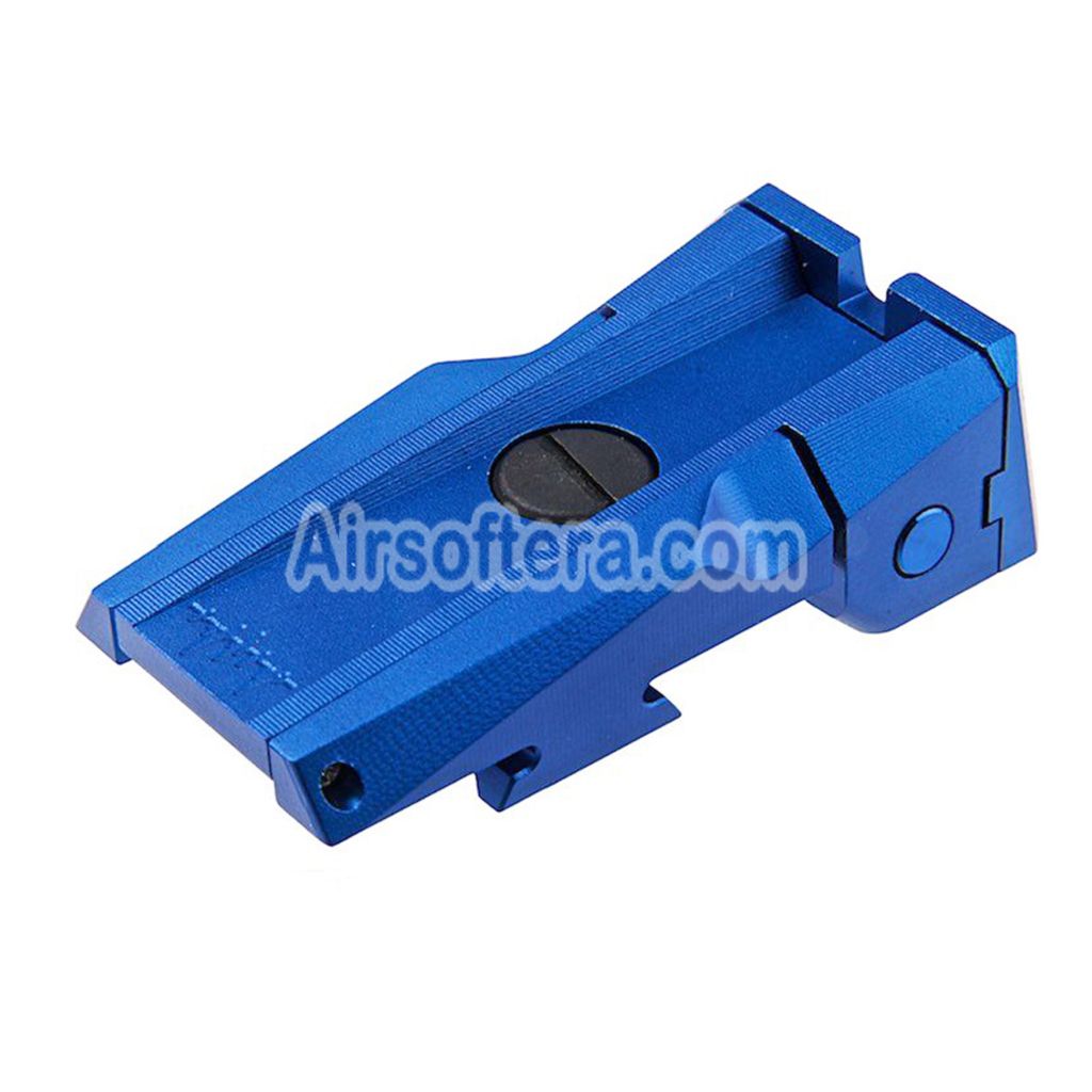 Airsoft Dr. Black CNC Aluminum Rear Sight For Tokyo Marui Hi-Capa 5.1 Series GBB Pistols Blue