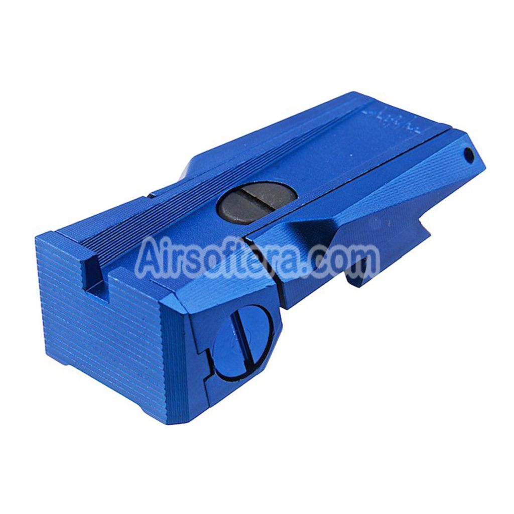 Airsoft Dr. Black CNC Aluminum Rear Sight For Tokyo Marui Hi-Capa 5.1 Series GBB Pistols Aqua