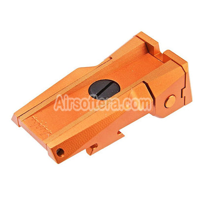 Airsoft Dr. Black CNC Aluminum Rear Sight For Tokyo Marui Hi-Capa 5.1 Series GBB Pistols Orange