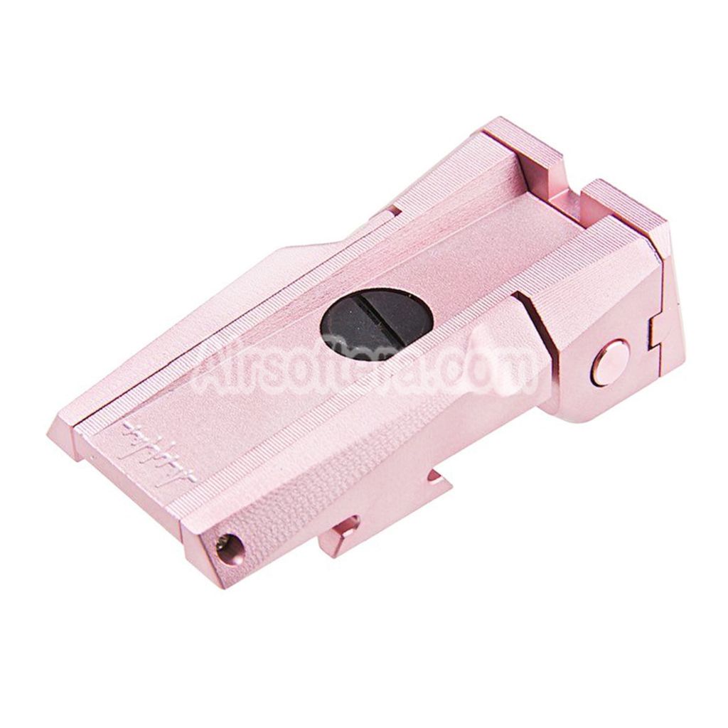 Airsoft Dr. Black CNC Aluminum Rear Sight For Tokyo Marui Hi-Capa 5.1 Series GBB Pistols Pink