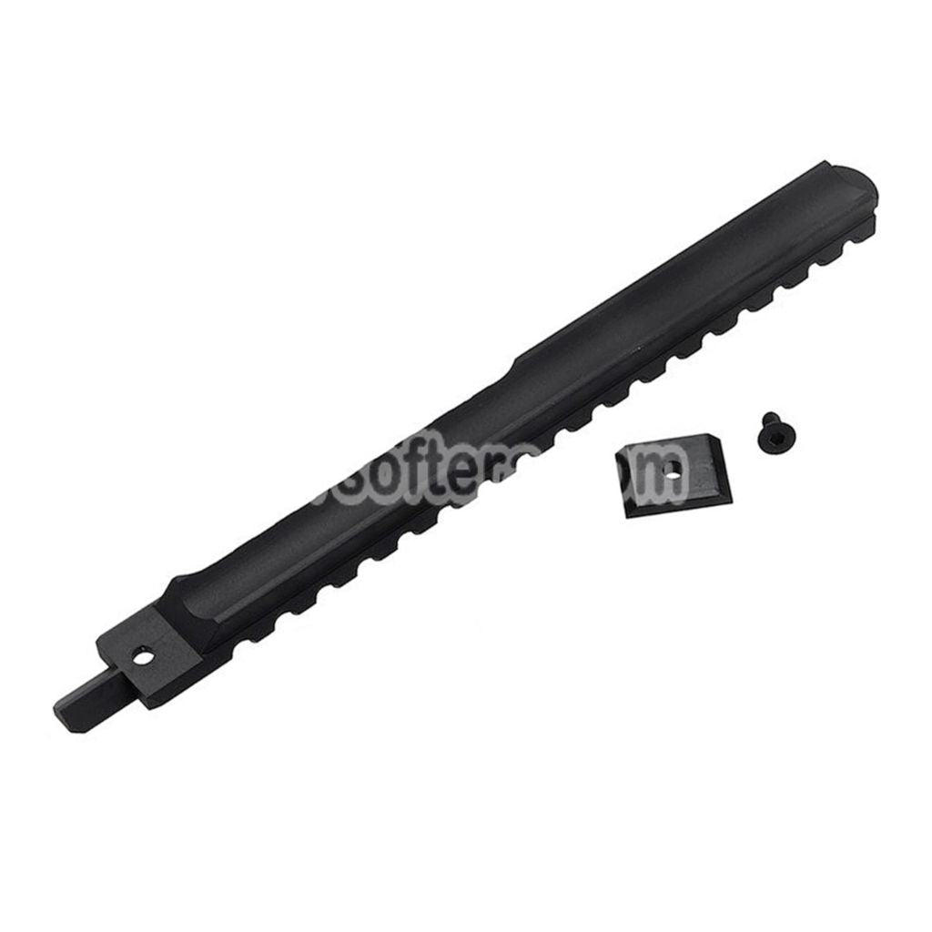 Airsoft VFC CNC Aluminum 210mm M1913 20mm Picatinny Top Rail with Adaptor For Cybergun FNC GBB Rifles