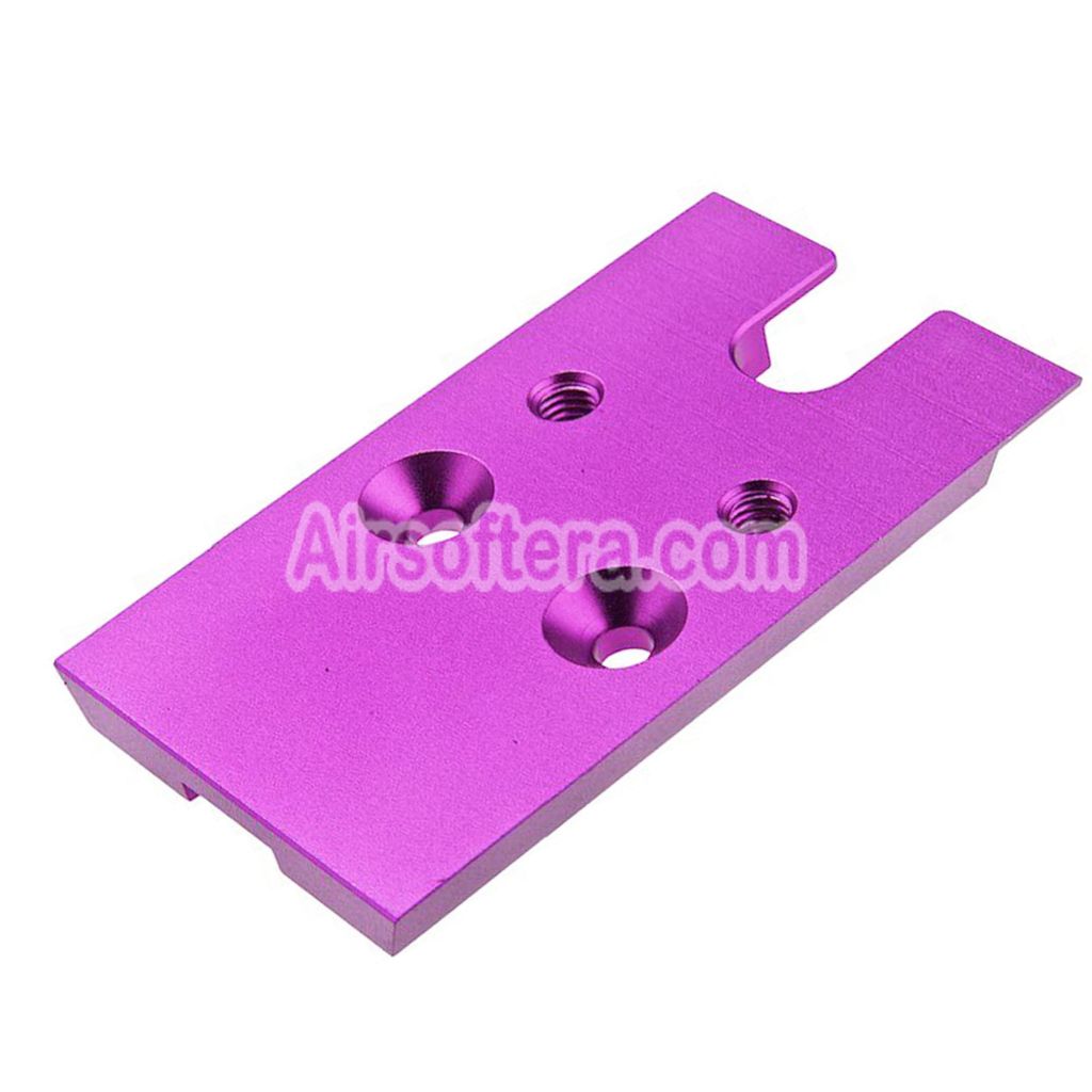 Airsoft Novritsch CNC Aluminum Premium Red Dot Plate For VT RMR Mounting Footprint Novritsch SSP5 Series GBB Pistols Light Green