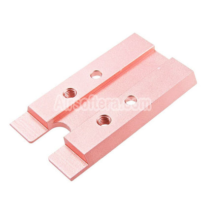 Airsoft Novritsch CNC Aluminum Premium Red Dot Plate For VT RMR Mounting Footprint Novritsch SSP5 Series GBB Pistols Pink