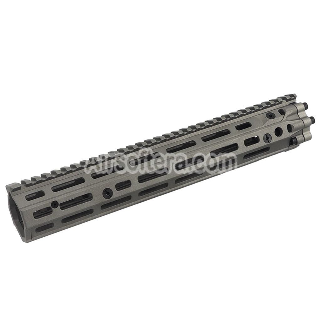 Airsoft CYMA EMG Daniel Defense Licensed CNC Aluminum 12.5" Inches Free Float M-LOK RIS III Handguard Rail System For M4 M16 Series AEG Rifles Black