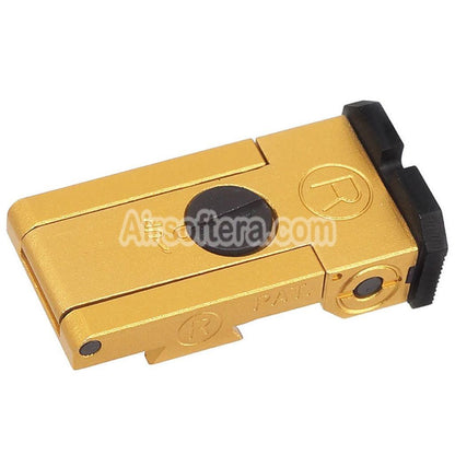 Airsoft 5KU CNC Aluminum Bo-Mar Style Rear Sight For WE (WE-TECH) Tokyo Marui Hi-Capa Series GBB Pistols Gold