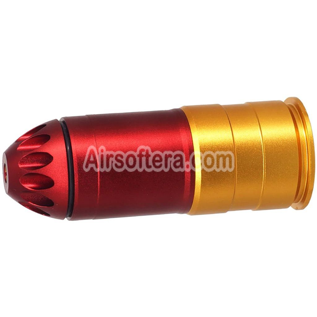 Airsoft CYMA 72rd 40mm M203 Gas Grenade Cartridge Shell Red/Gold