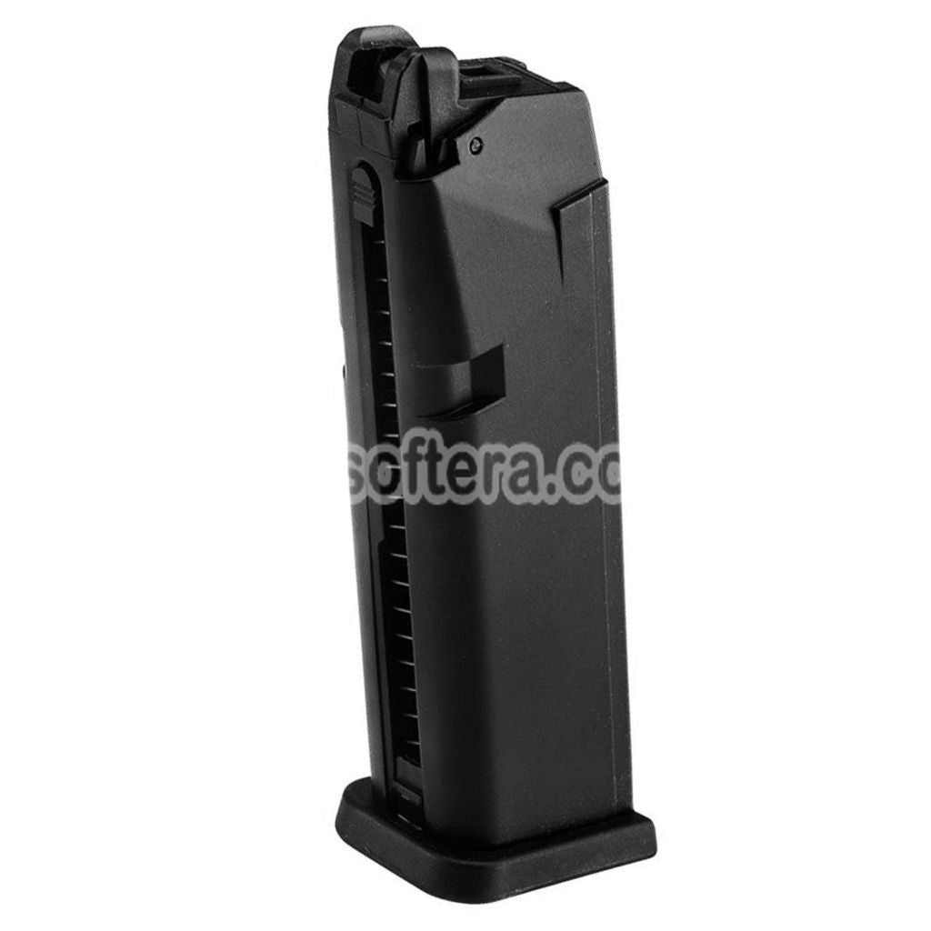 Airsoft RWA Agency Arms 417 Single Port Compensator -14mm CCW Counter-clockwise Thread For Elite Force UMAREX VFC WE (WE-Tech) G-Series GBB Pistols Black