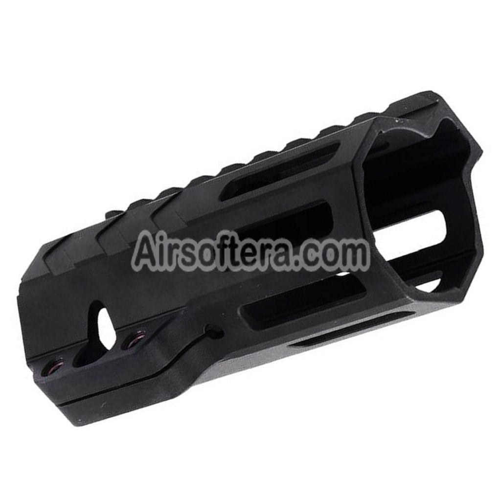 Airsoft BAD Workhorse CNC Aluminum 4" Inches Free Float M-LOK Handguard Rail System For VFC AR M4 Series GBB Rifles Black