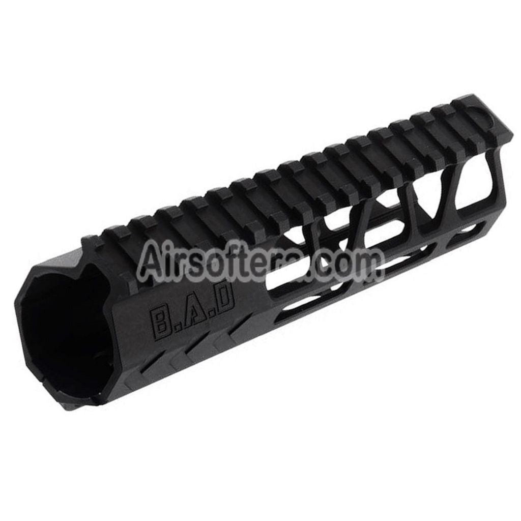 Airsoft BAD Workhorse CNC Aluminum 6.7" Inches Free Float M-LOK Handguard Rail System For VFC AR M4 Series GBB Rifles Black