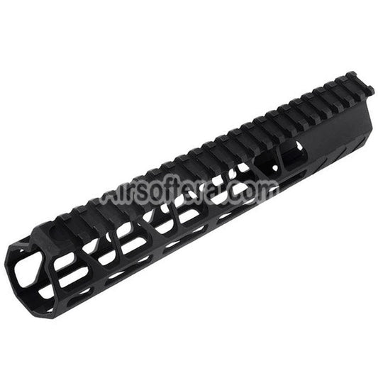 Airsoft BAD Workhorse CNC Aluminum 6.7" Inches Free Float M-LOK Handguard Rail System For VFC AR M4 Series GBB Rifles Black