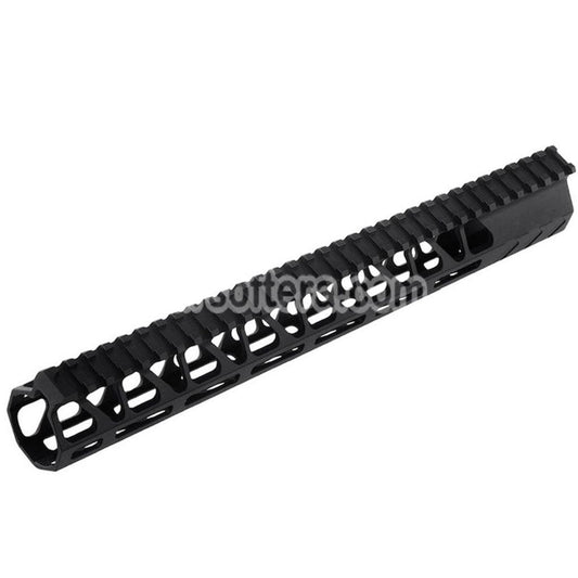 Airsoft BAD Workhorse CNC Aluminum 9.5" Inches Free Float M-LOK Handguard Rail System For VFC AR M4 Series GBB Rifles Black